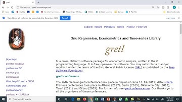 GRETL Installing and Importing Data