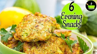 6 Quick & Healthy Evening Snacks | Snacks Recipes | Light Evening Snacks | Snacks Recipe Indian