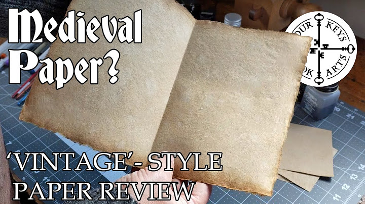 Is This Medieval Paper? Full Test & Review: Nomad Craft Co. Handmade Antique-Style Recycled Paper