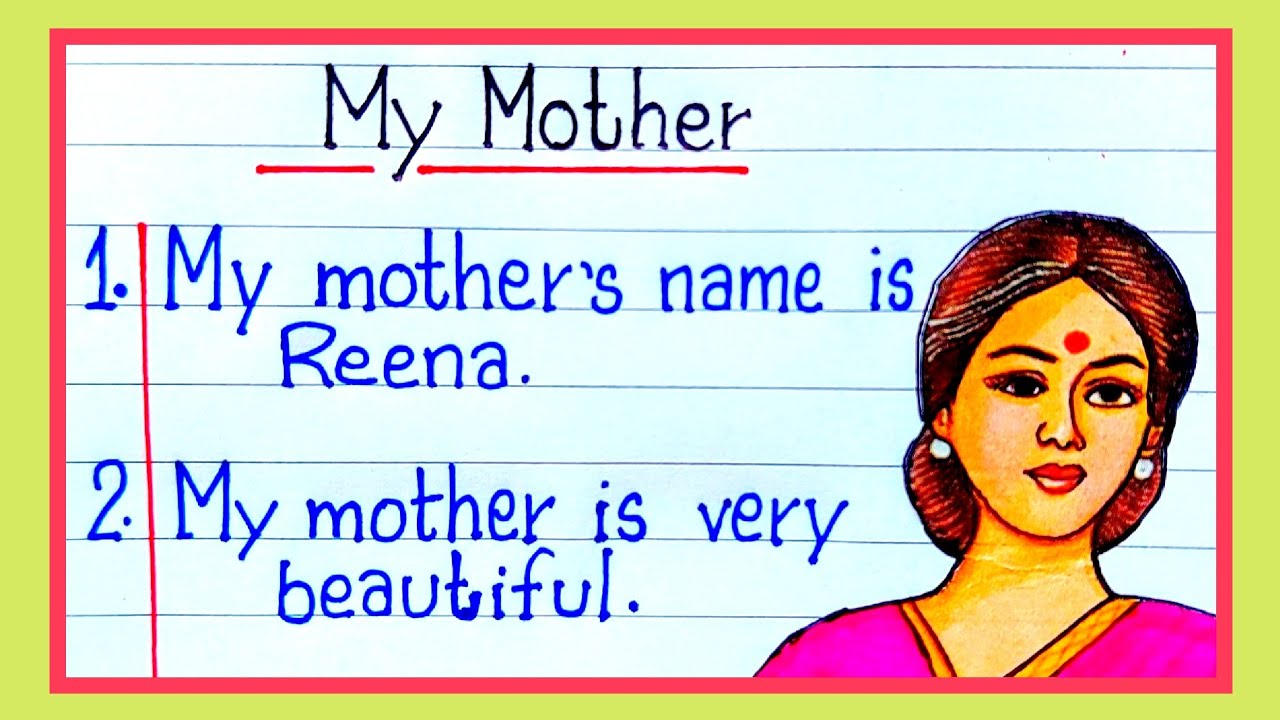 mother essay in hindi in english