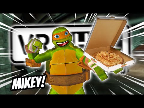 MIKEYS COWABUNGA ADVENTURE IN VRCHAT! - Funny VR Moments (Teenage Mutant Ninja Turtles)