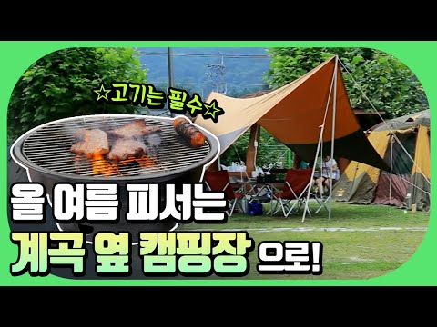 2020 여름 여행 트렌드는 캠핑! 시원한 계곡 옆에서 가족들과 즐기는 캠핑 1박 2일 🏕