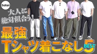 【まとめ】失敗しない、大人のための白T＆無地Tコーデを一気見せ！【メンズファッション】【ヘインズ】【ジル サンダー＋】【保存版】