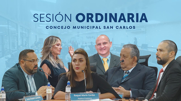 Sesión Ordinaria 16/06/2025 | Concejo Municipal San Carlos