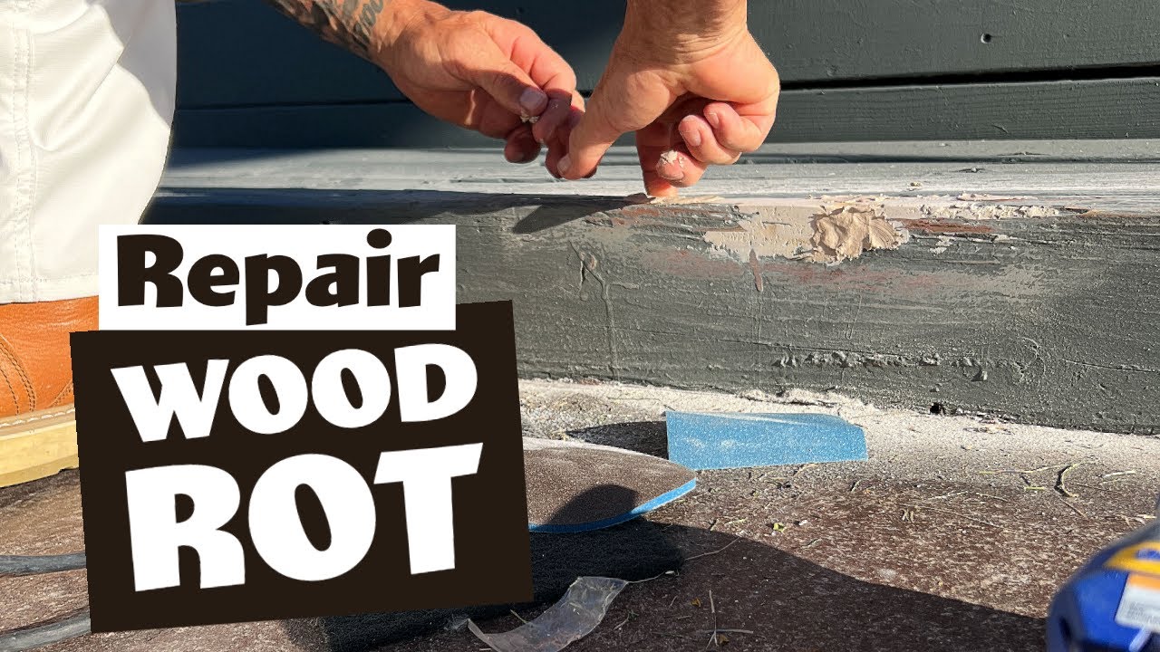Deck repair with epoxy. Repair rotted wood fast and cheap. YouTube