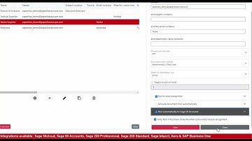 PaperLess Company Inbox: Full Invoice Processing Automation for Sage, Xero, and SAP Business One