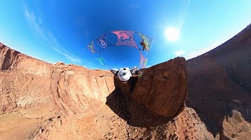 Wingsuit Space Net Fly-Through
