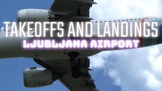 TAKEOFFS and LANDINGS at Ljubljana airport 5