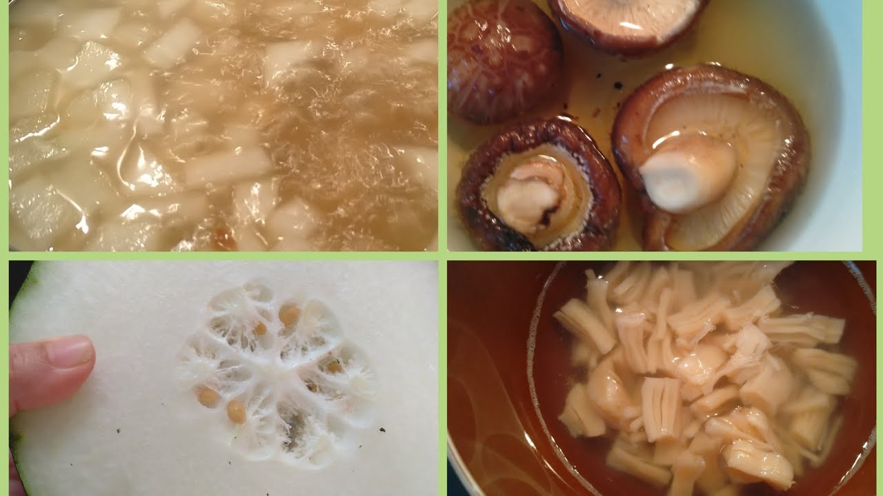 Winter melon with Scallops and Shiitake mushrooms soup Rea's Official YouTube