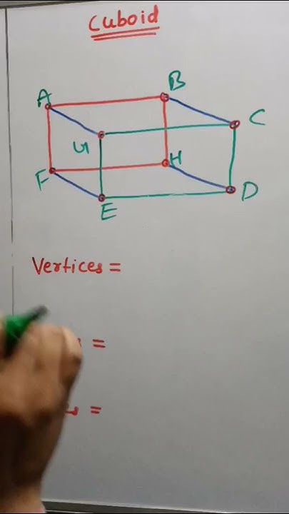 How Many Edges Of A Cuboid Meet In A Vertex How many vertices, edges and faces of a cuboid? #shorts #maths #class9