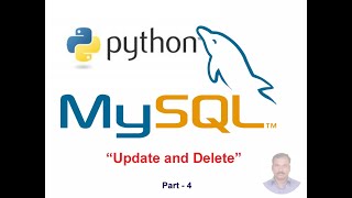 Python MySql Update & Delete Records by Stalin J