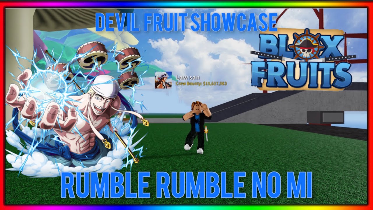 Rumble Rumble No Mi Showcase Blox Fruits ROBLOX 