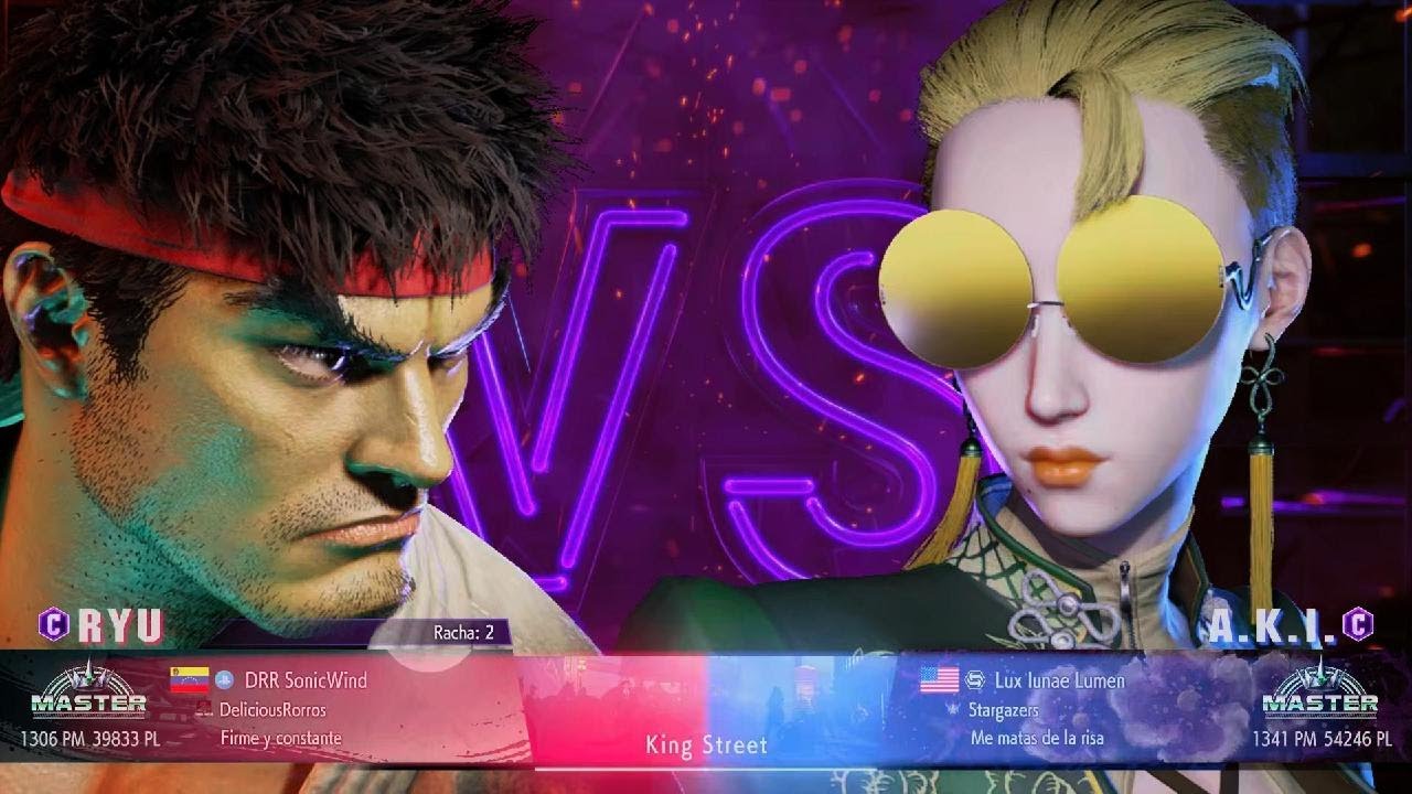 Street Fighter 6 ¤ Ryu vs AKI Ranked match