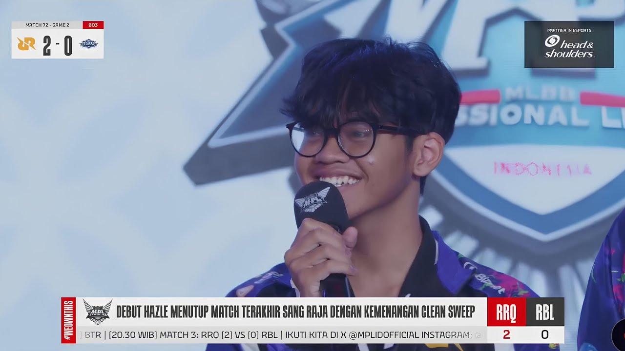 INTERVIEW RRQ VS RBL - DEBUT PERTAMA HAZZLE DI MPL SEASON 14 - YouTube