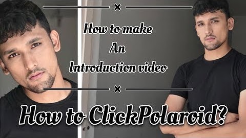 HOW TO CLICK POLAROIDS? HOW TO MAKE AN INTRODUCTION VIDEO FOR MODELS #modellife #modelling #model