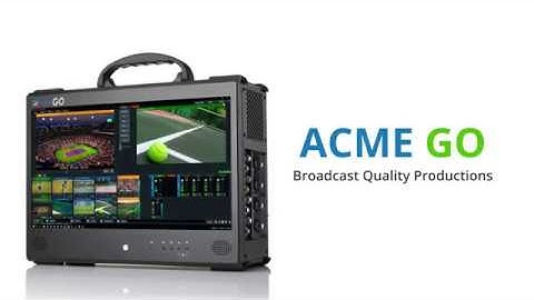 ACME GO Portable Broadcasting and Streaming Studio