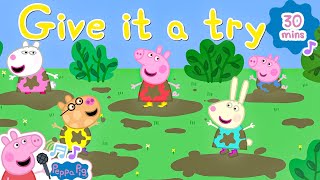 give it try peppa pig let s jump kids songs peppa pig cartoon