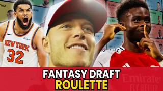 I Let a Wheel Decide My Fantasy Draft (NBA, NFL, or Soccer?)