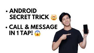 Android Secret Trick 🤯 | Call or Message Anyone with Just One Swipe! #AndroidTips