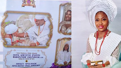 LOVELY MOMENT QUEEN ASHLEY DANCE INTO HER ENGAGEMENT CEREMONY WITH OONI OF IFE