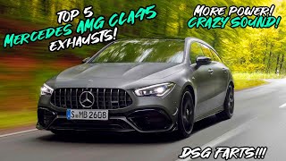 Top 5 Mercedes AMG CLA45 Exhausts 2022! by Car Culture 34,307 views 1 year ago 3 minutes, 38 seconds