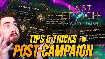 Tips to help your EARLY ENDGAME