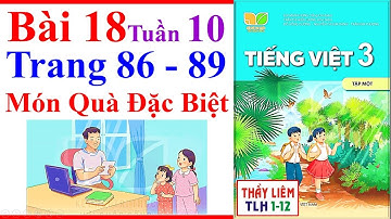 Tiếng Việt Lớp 3 Bài 18 Tuần 10 | Món Quà Đặc Biệt | Trang 86 - 89 | Kết Nối Tri Thức
