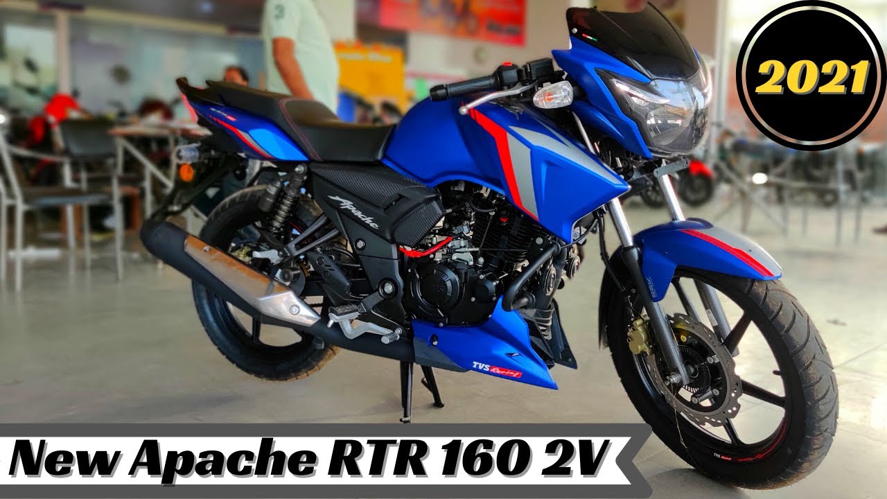 21 New Tvs Apache Rtr 160 2v Blue Detailed Review New Changes Price Features Walkaround Youtube