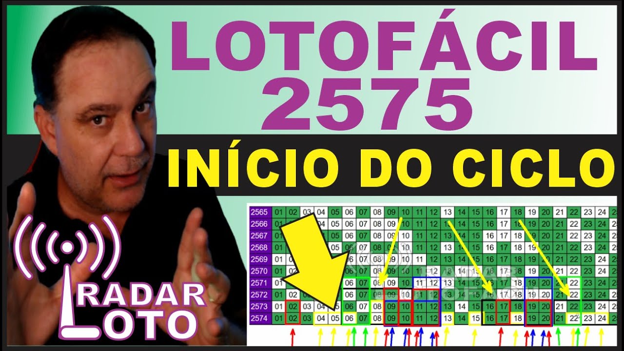 VEM COMIGO! Dicas Para Lotofácil 2575 Análise E Tendências