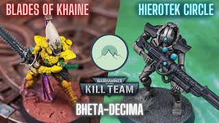 AELDARI vs. NECRONS on BHETA-DECIMA [Kill Team Battle Report]