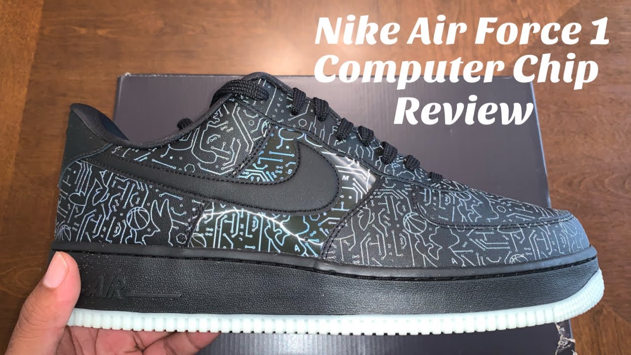 space jam air force 1 computer chip