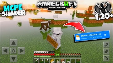Rtx sharder for minecraft pe 1.20 || Rtx in mcpe 1.20+