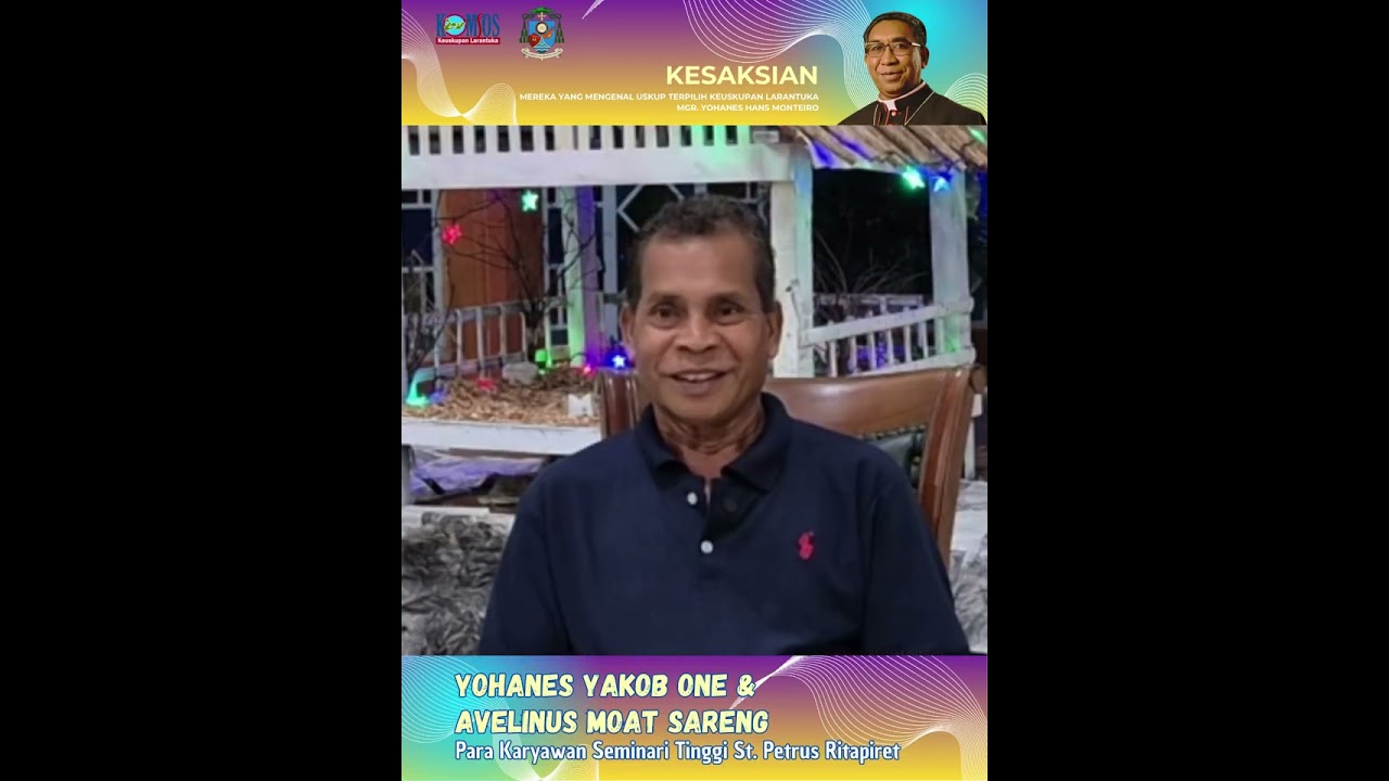 Mgr. Hans Monteiro di Mata Para Karyawan Seminari Tinggi Ritapiret