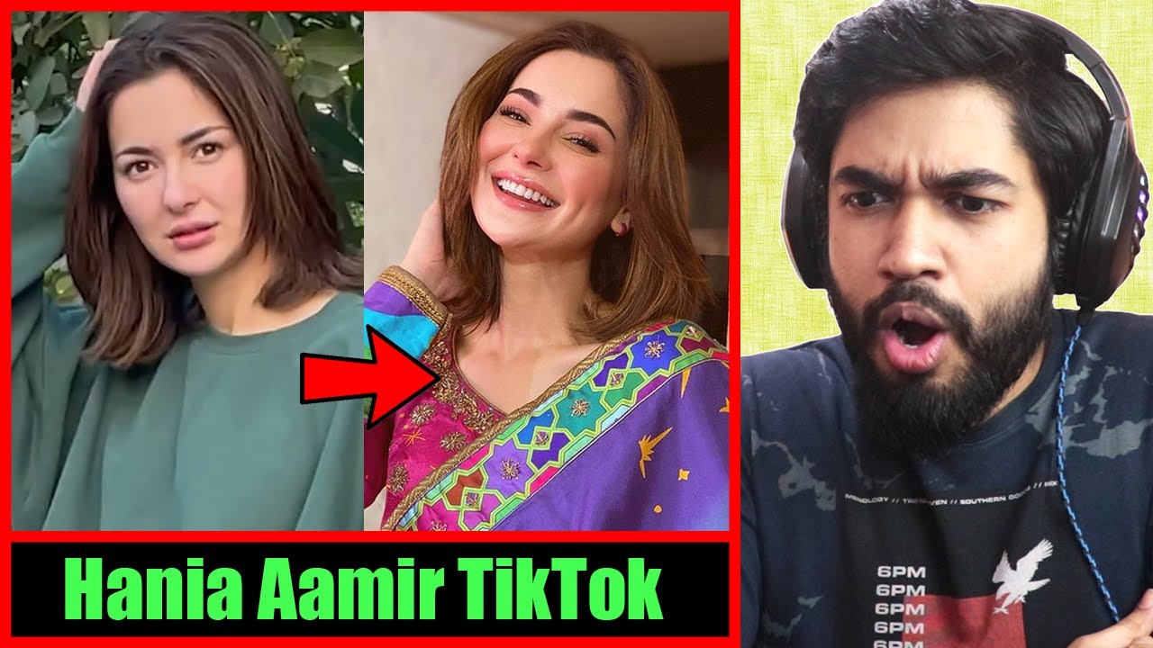 Hania Aamir makes TikTok Transformation Videos?