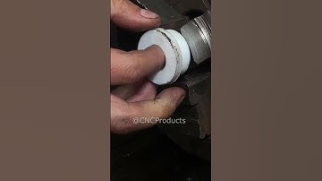 Plastic recovery bushing for steering hydraulic rod #automobile #lathe #lathemachine