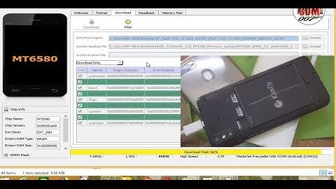 How to Flash firmware Kimfly K10 MT6580  with Sp Flash Tools Done 100%