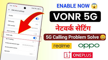 Realme/OnePlus/Oppo Enable VoNR 5G Network | Jio Airtel VoNR 5G Enable Now in Realme & OnePlus Oppo