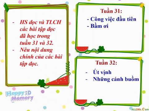 Tuần 35: Ôn tập cuối học kì II tiết 2.