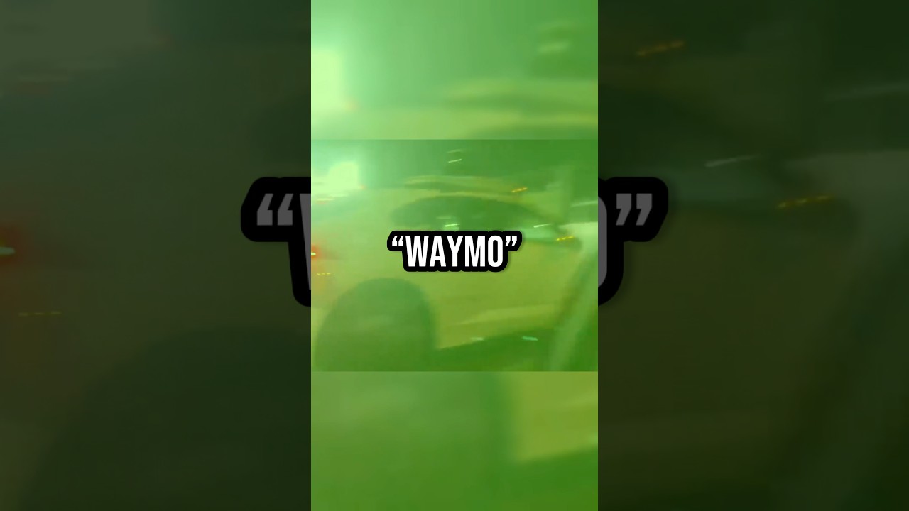 JerseyZi sees a Waymo #viralshorts #waymo