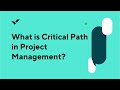 What is critical path in project management