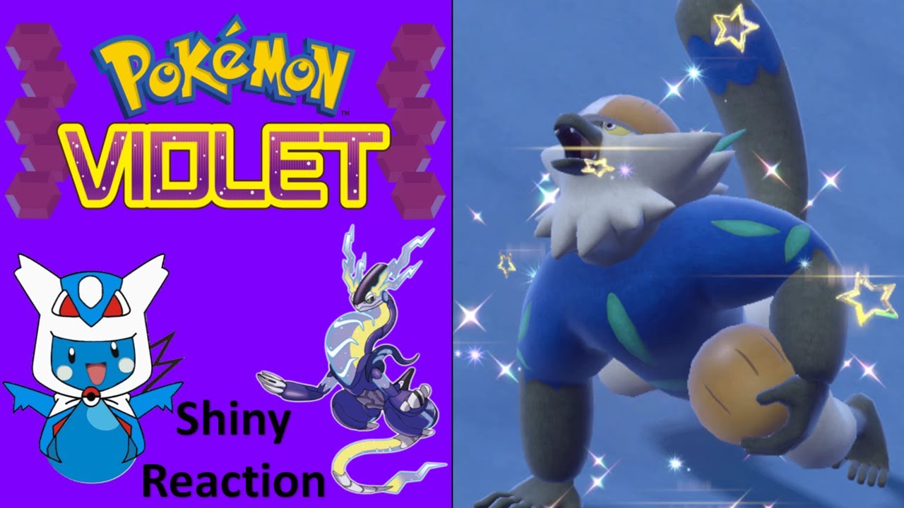 Pokemon Violet:  Shiny Passimian Reaction #2