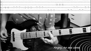 Anti Flag - Angry young and poor (bass cover)  TABS
