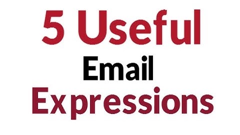 How to write a formal/professional email | 5 useful email expressions and vocabulary (Bangla)