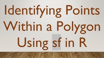 Identifying Points Within a Polygon Using sf in R