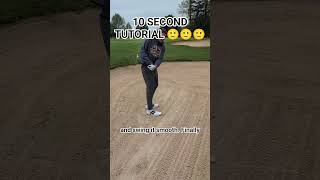FAIRWAY BUNKER SHOT TUTORIAL #golf #golfswing #golfer #tutorial