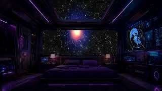Interstellar Observatory Ambience | Deep Space Sleep Sounds & Howling Void Wind