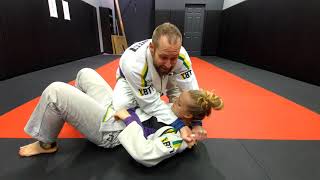 Lapel Baseball Choke from side control with Raymond Terrence