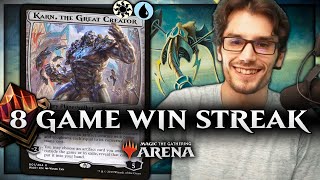 Undefeated Azorius Affinity Artifacts MTG Arena Historic Deck