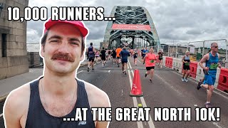 Running with 10,000 PEOPLE at the brilliant GREAT NORTH 10K! - Al Pepper Runs