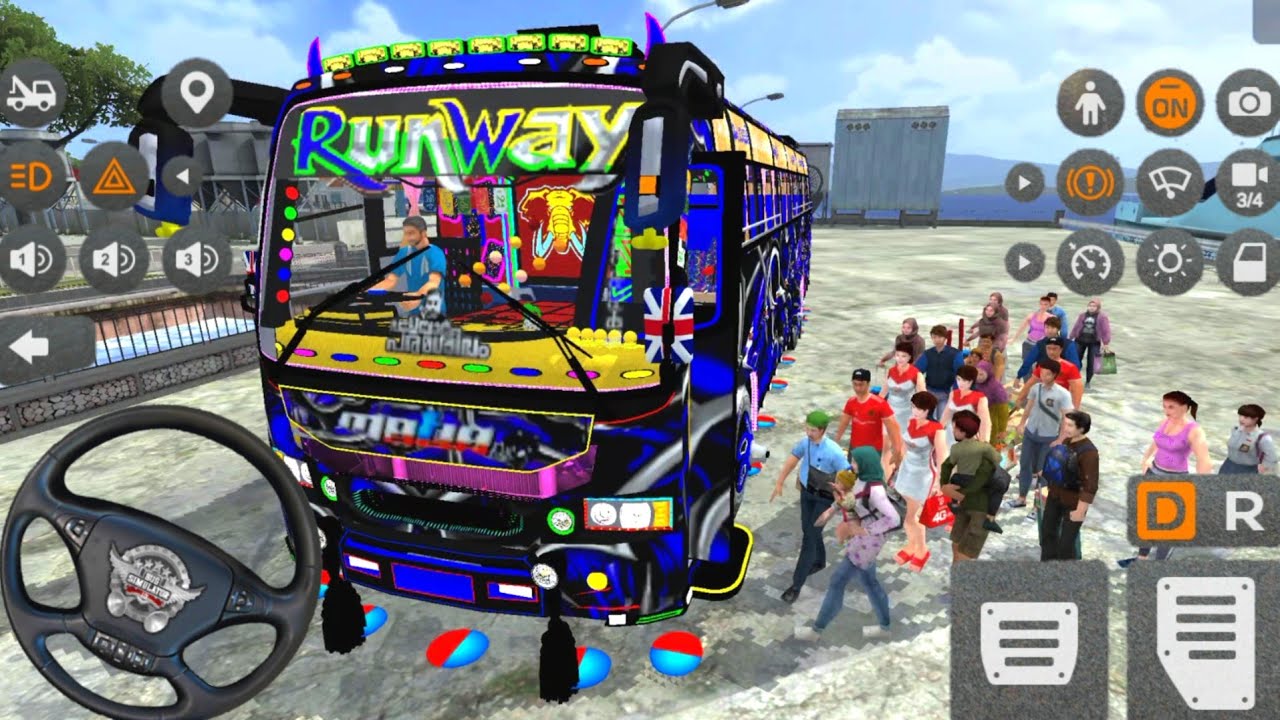 💥 Bus Simulator Indonesia | Passenger Pickup & Drop Gameplay Video 